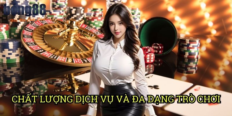 Cảm giác khi trải nghiệm Casino Bong88